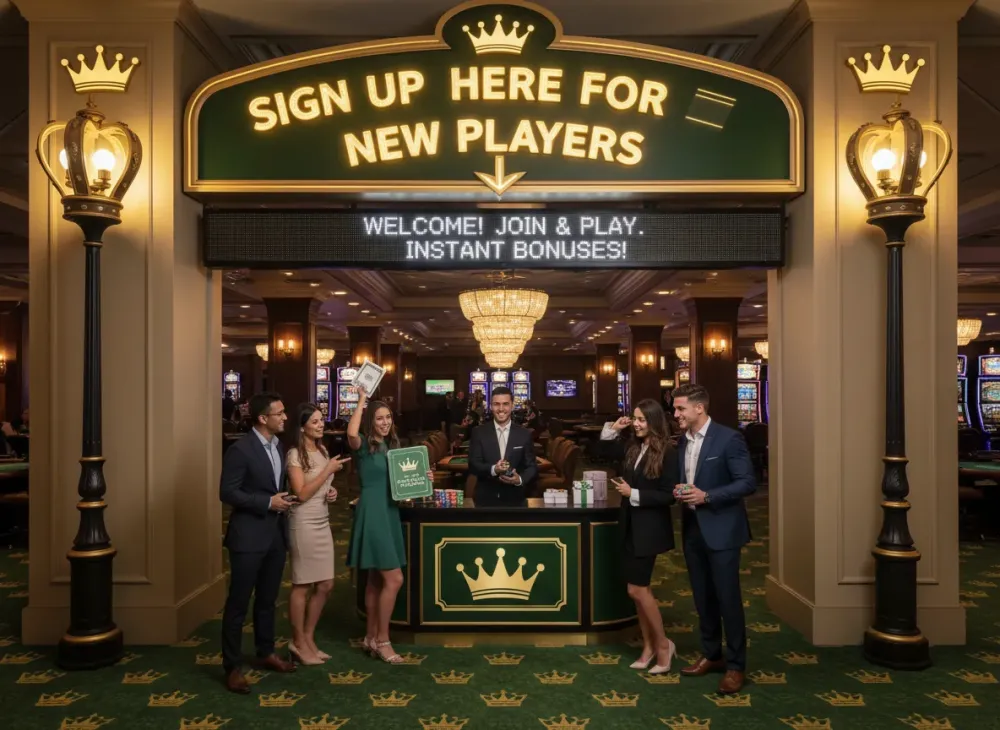 Crown green casino sign up guide for new players